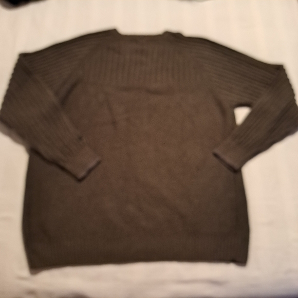 Columbia men's XXL Olive green 100% Cotton sweater, beautiful condition - Picture 3 of 7